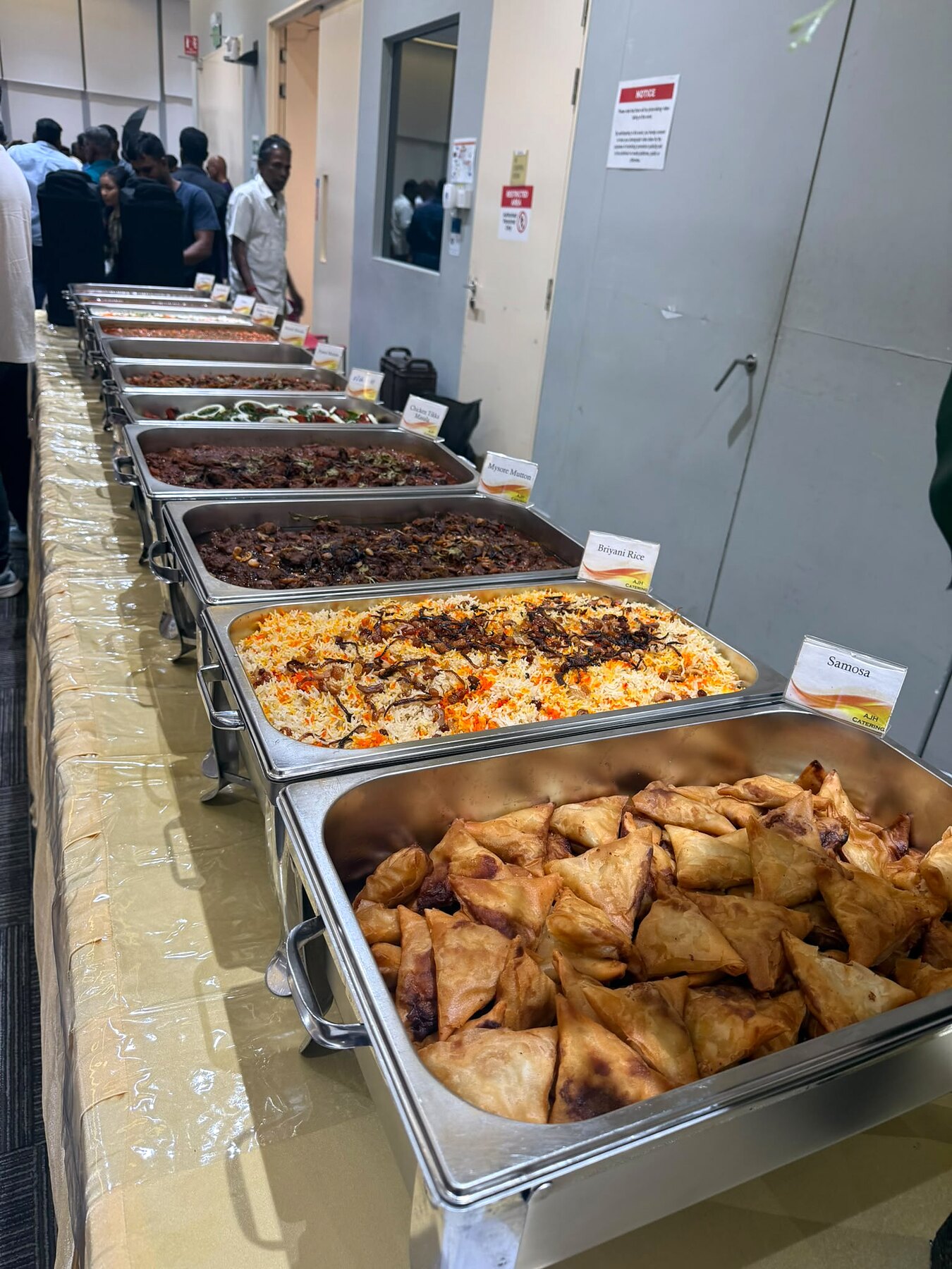AJH Catering food and buffet setup 32