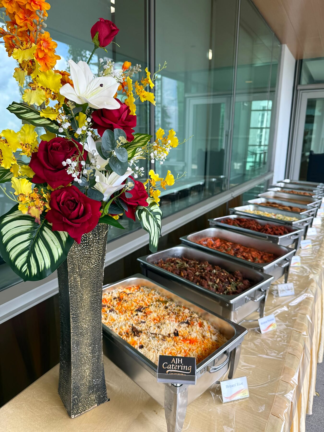 AJH Catering food and buffet setup 36