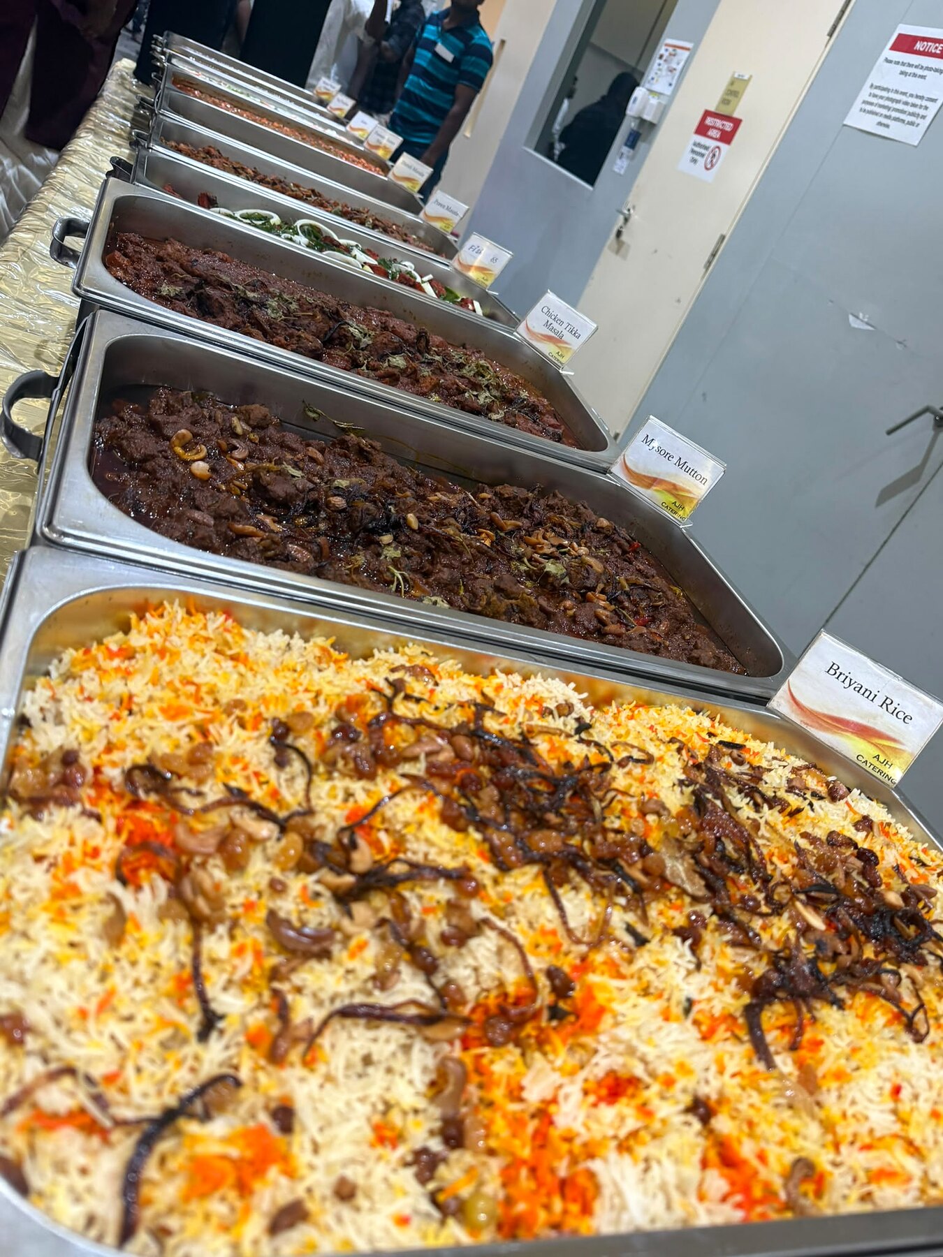 AJH Catering food and buffet setup 37