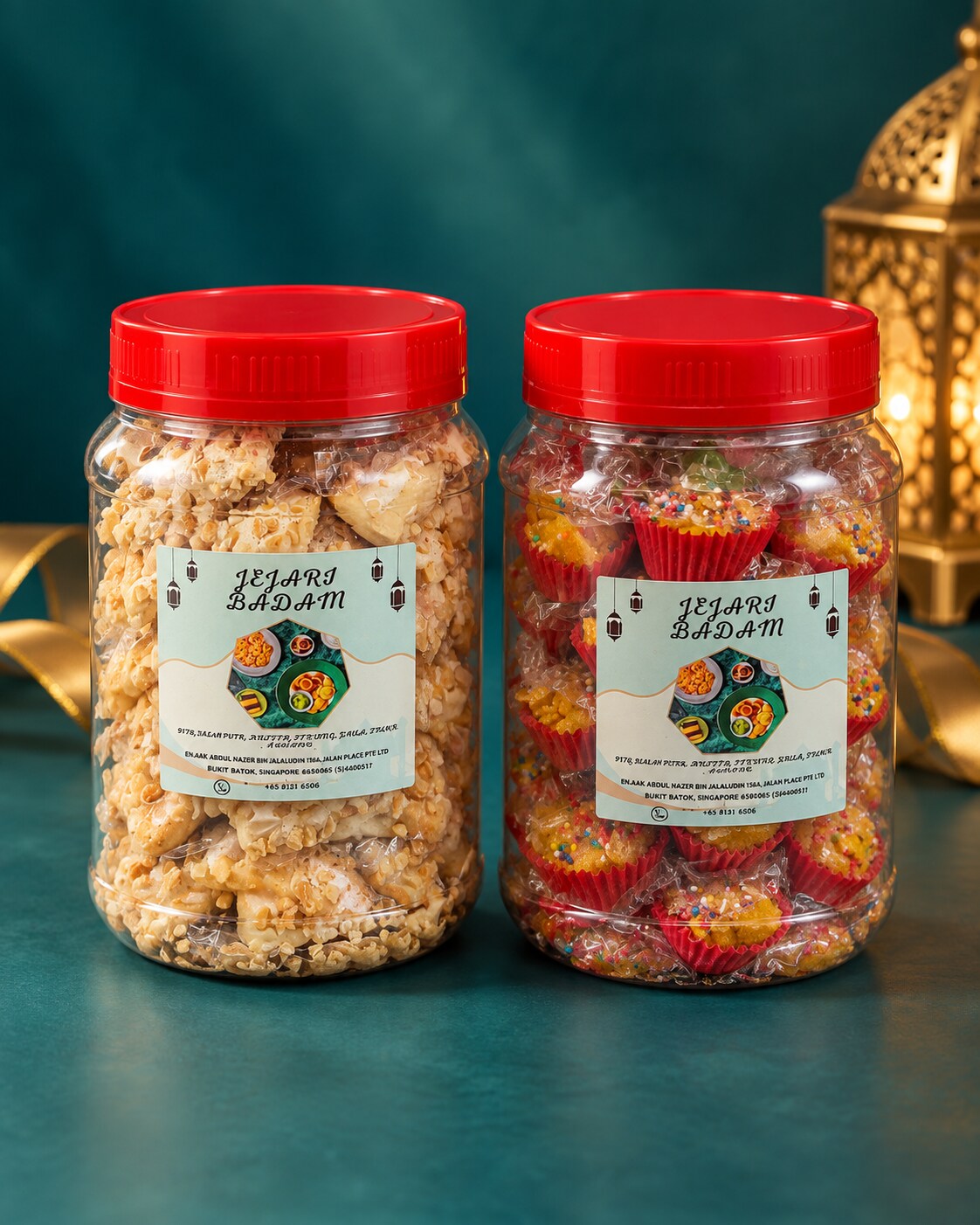 Assorted Festive Jars in festive jars